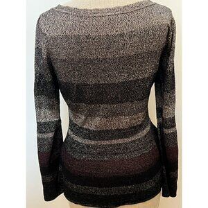 White House Black Market Blouse Shirt Top Womens S Multicolor Shimmer